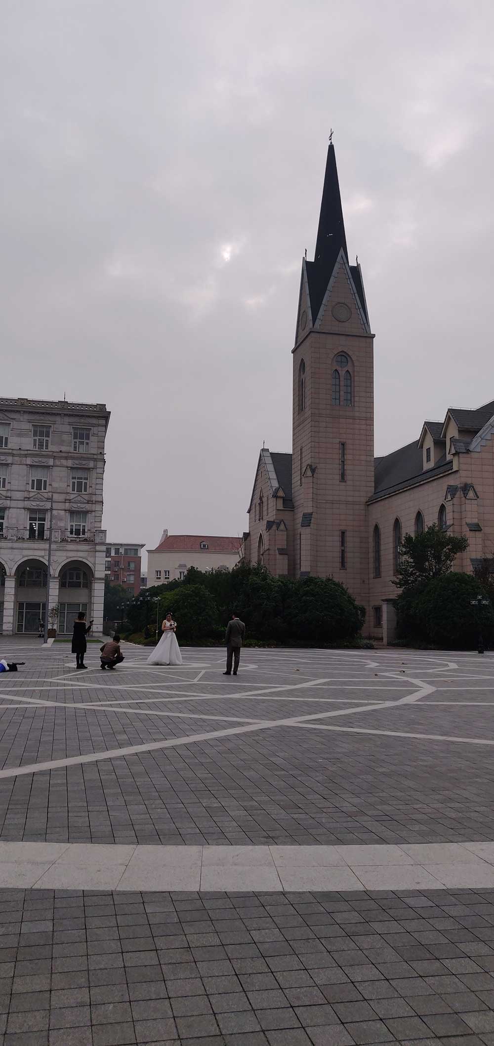 Nederlands kerkplein in Shanghai